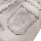 Slub stain Phantasy Denim Jean, Silver