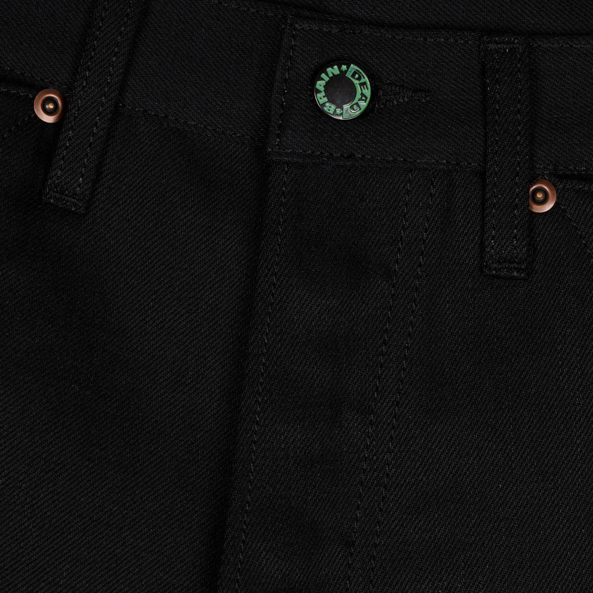 Selvedge Denim Pant, Solid Black