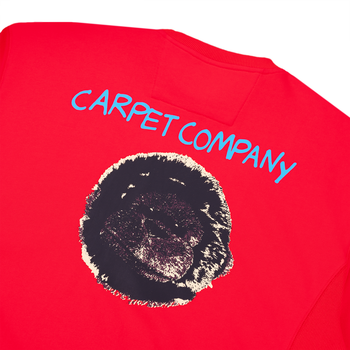 Dino Jr Cow Crewneck, Red