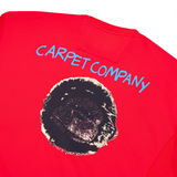 Dino Jr Cow Crewneck, Red