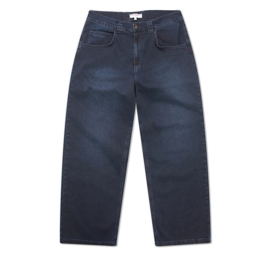 Ivory Slub Denim Jean, Dark Denim