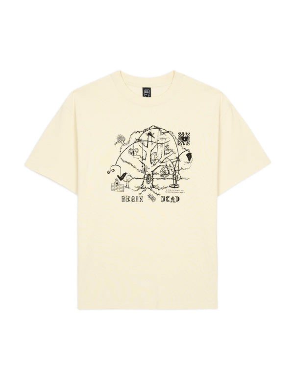 Brain Dead Oracle Tee, Natural
