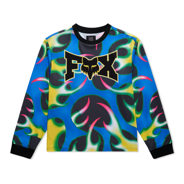 Fox Racing Fox Lab Quasi Flame Jersey, Blue