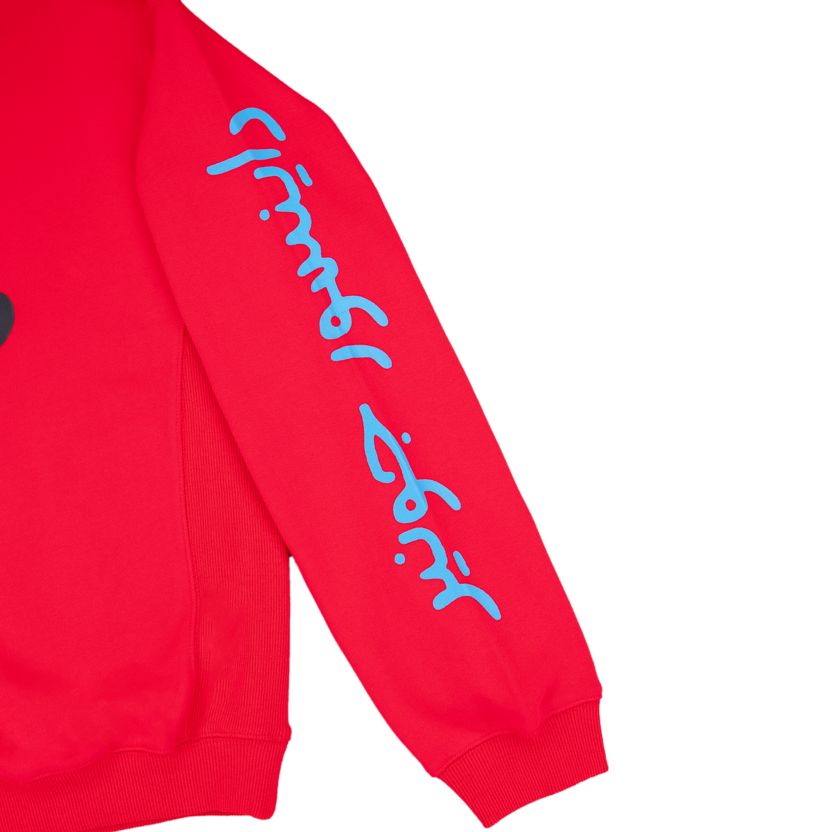 Dino Jr Cow Crewneck, Red
