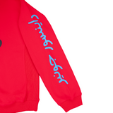 Dino Jr Cow Crewneck, Red