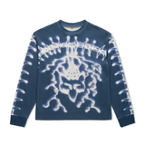 Fox Lab Airbrushed L/S Tee, Blue