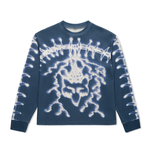 Fox Racing Fox Lab Airbrushed L/S Tee, Blue