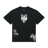 Fox Lab Airbrushed Tee, Black