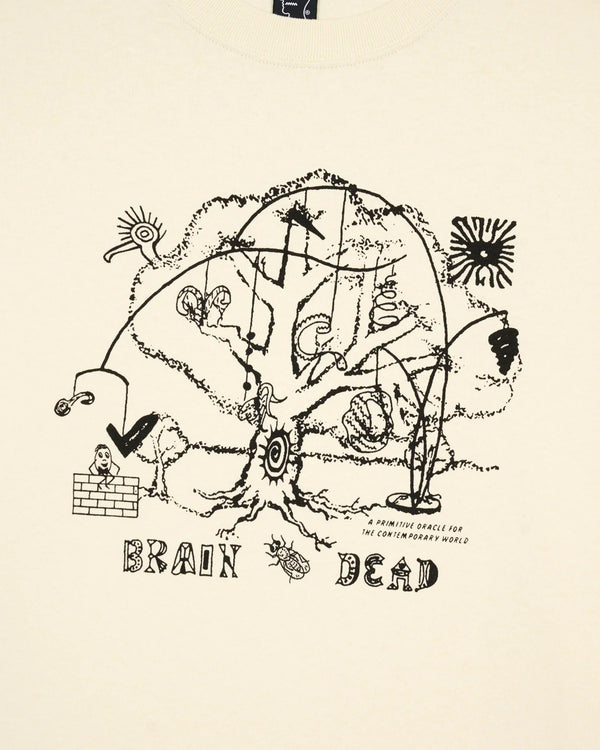 Brain Dead Oracle Tee, Natural