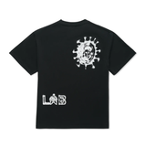 Fox Lab Airbrushed Tee, Black