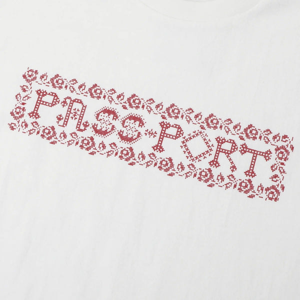 Pass~Port Rosary Tee, White