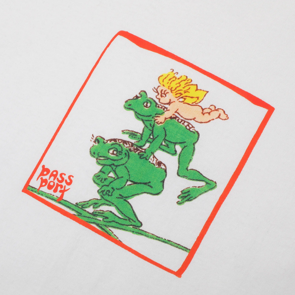 Pass~Port Leap Frog Tee, White