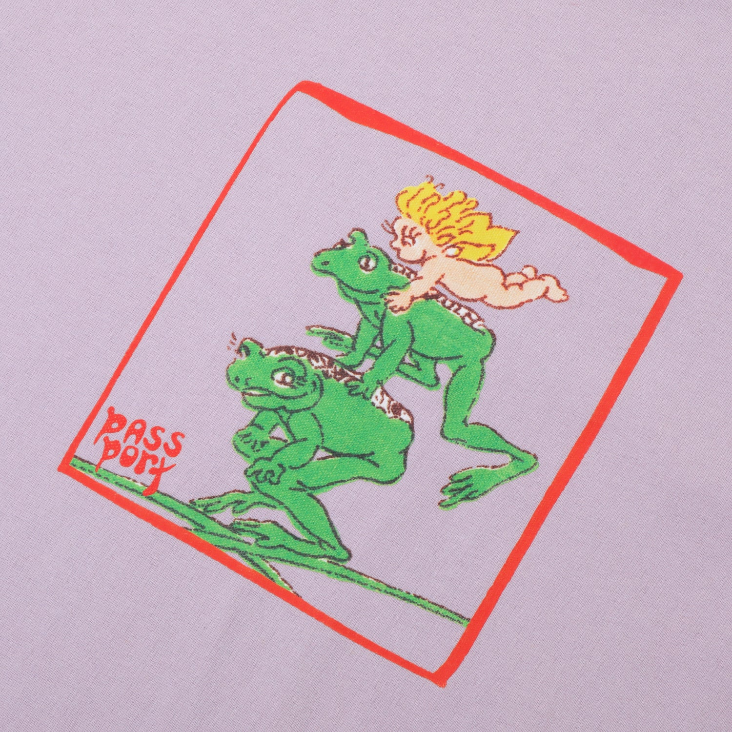 Leap Frog Tee, Lavender