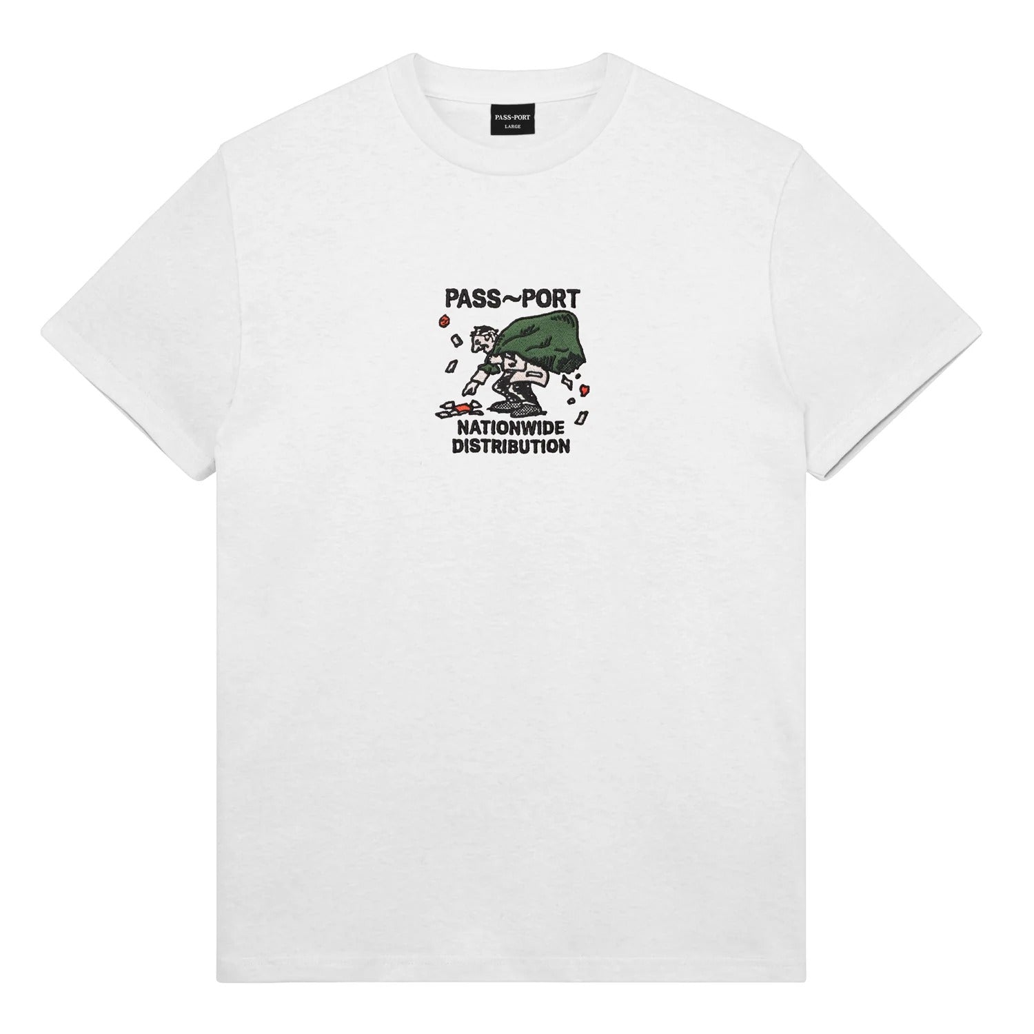 Distribution Tee, White