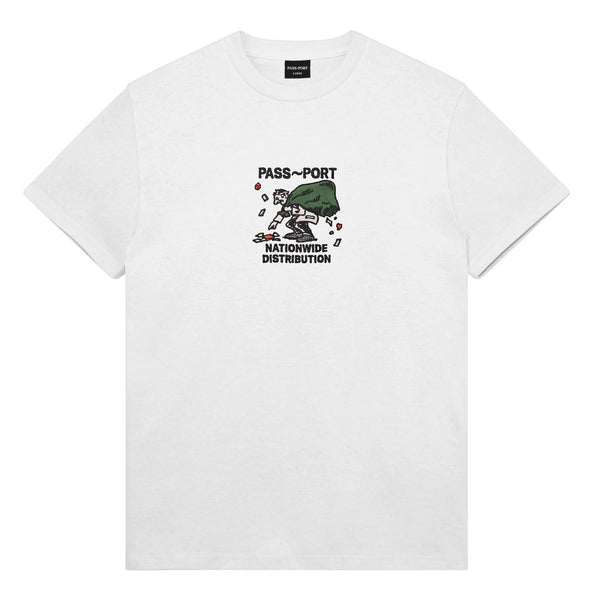Pass~Port Distribution Tee, White