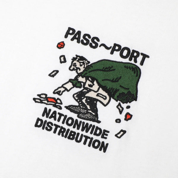 Pass~Port Distribution Tee, White