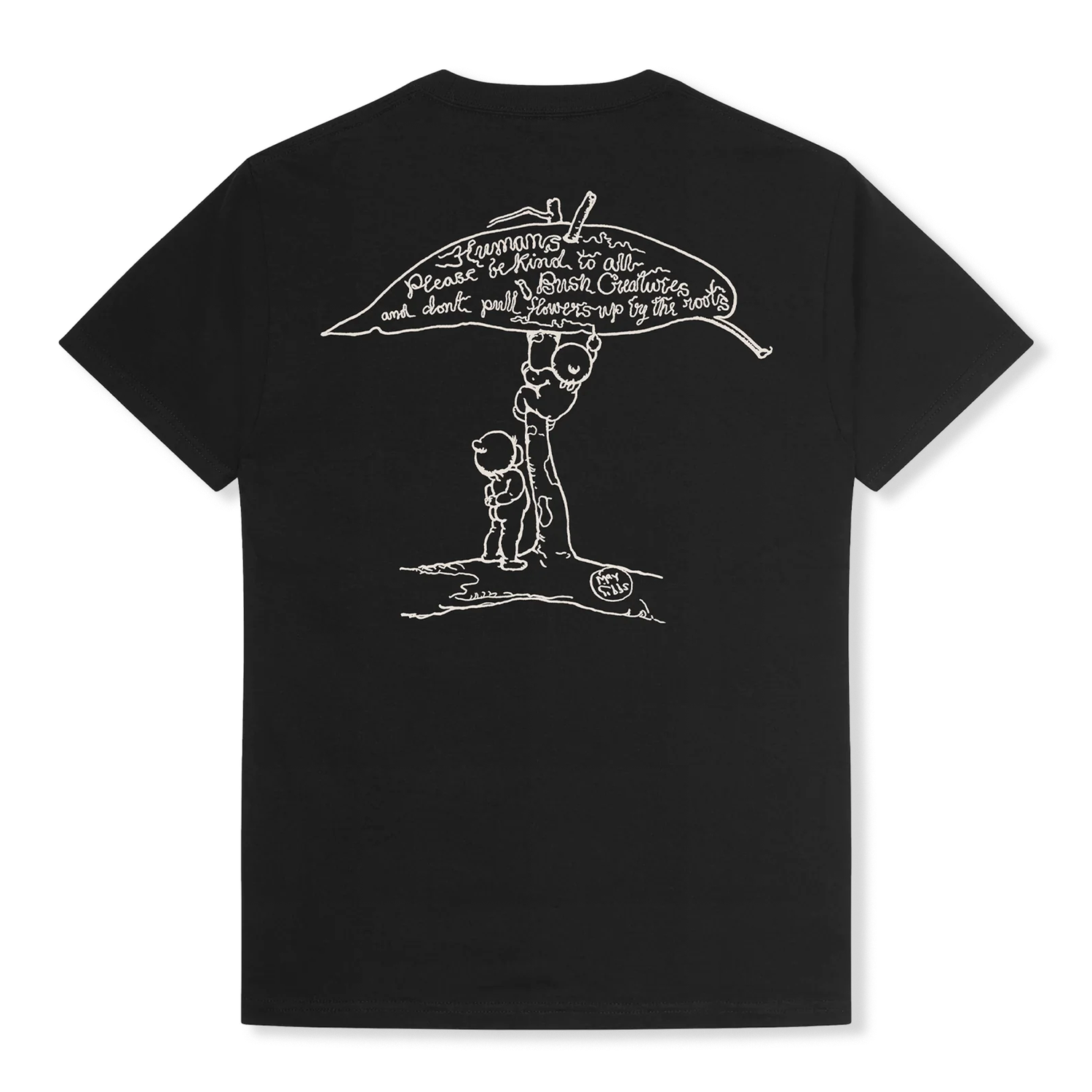 Be Kind Tee, Black / White