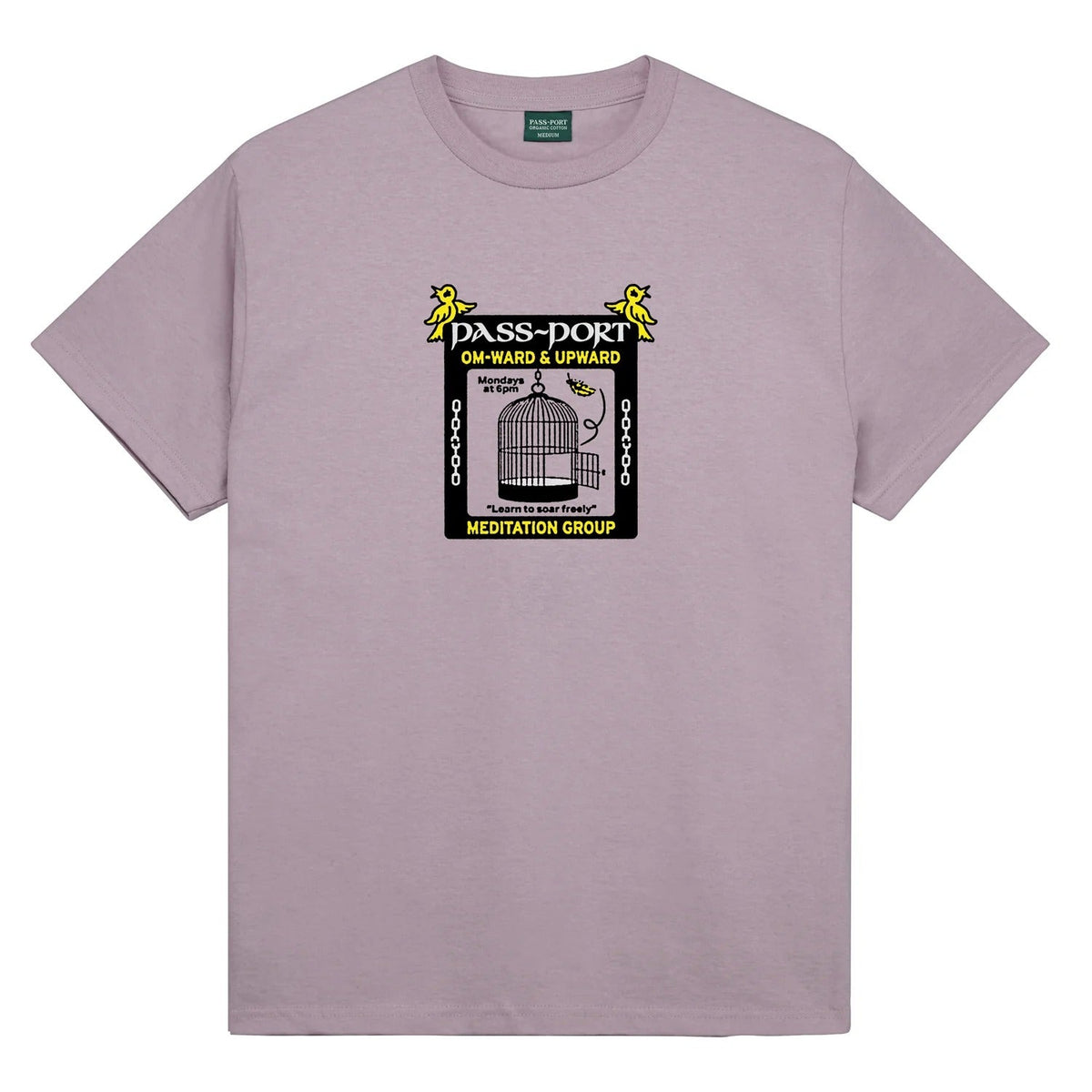 Transcendental Organic Cotton Tee, Dusty Lilac