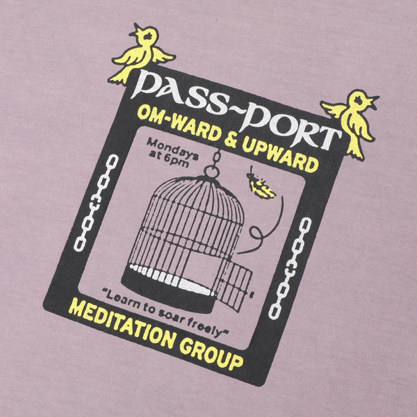 Pass~Port Transcendental Organic Cotton Tee, Dusty Lilac