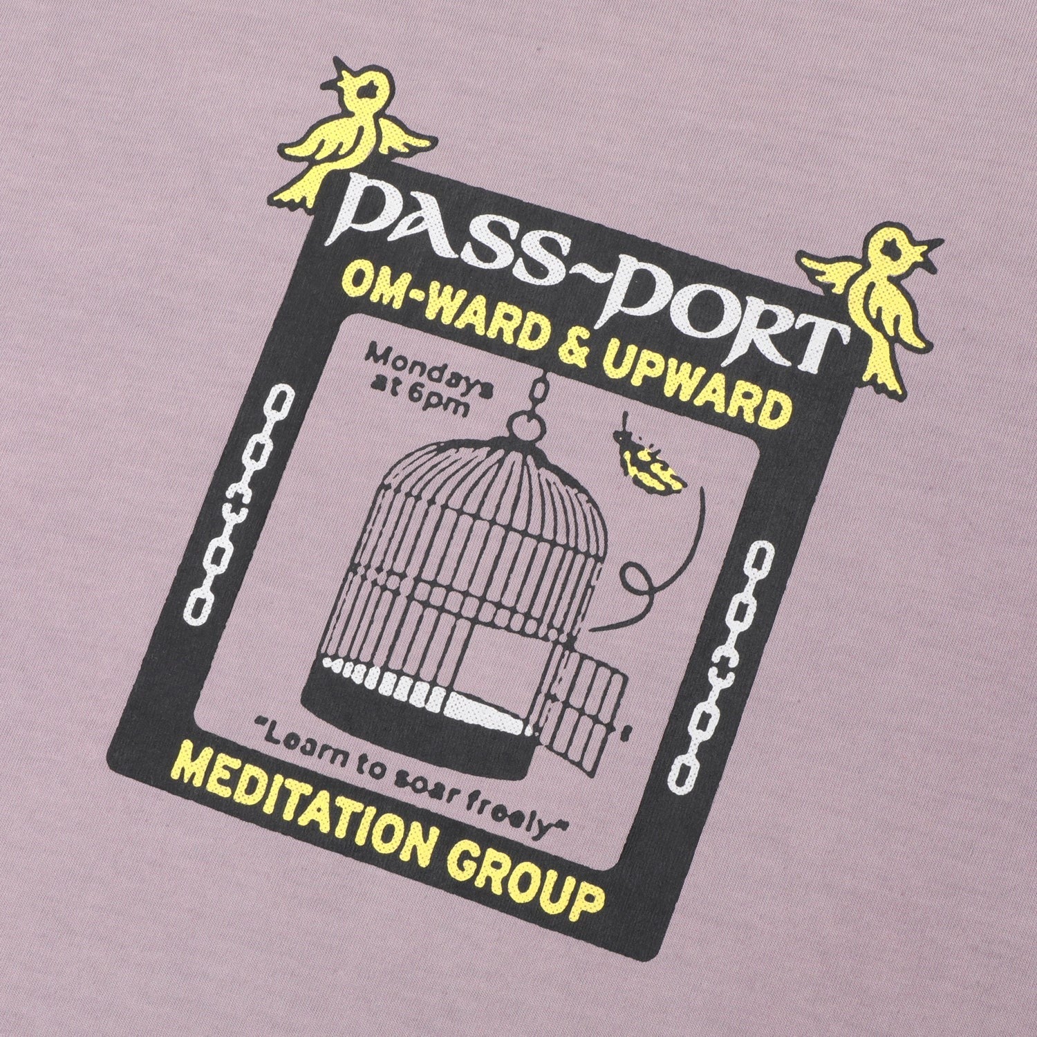 Transcendental Organic Cotton Tee, Dusty Lilac
