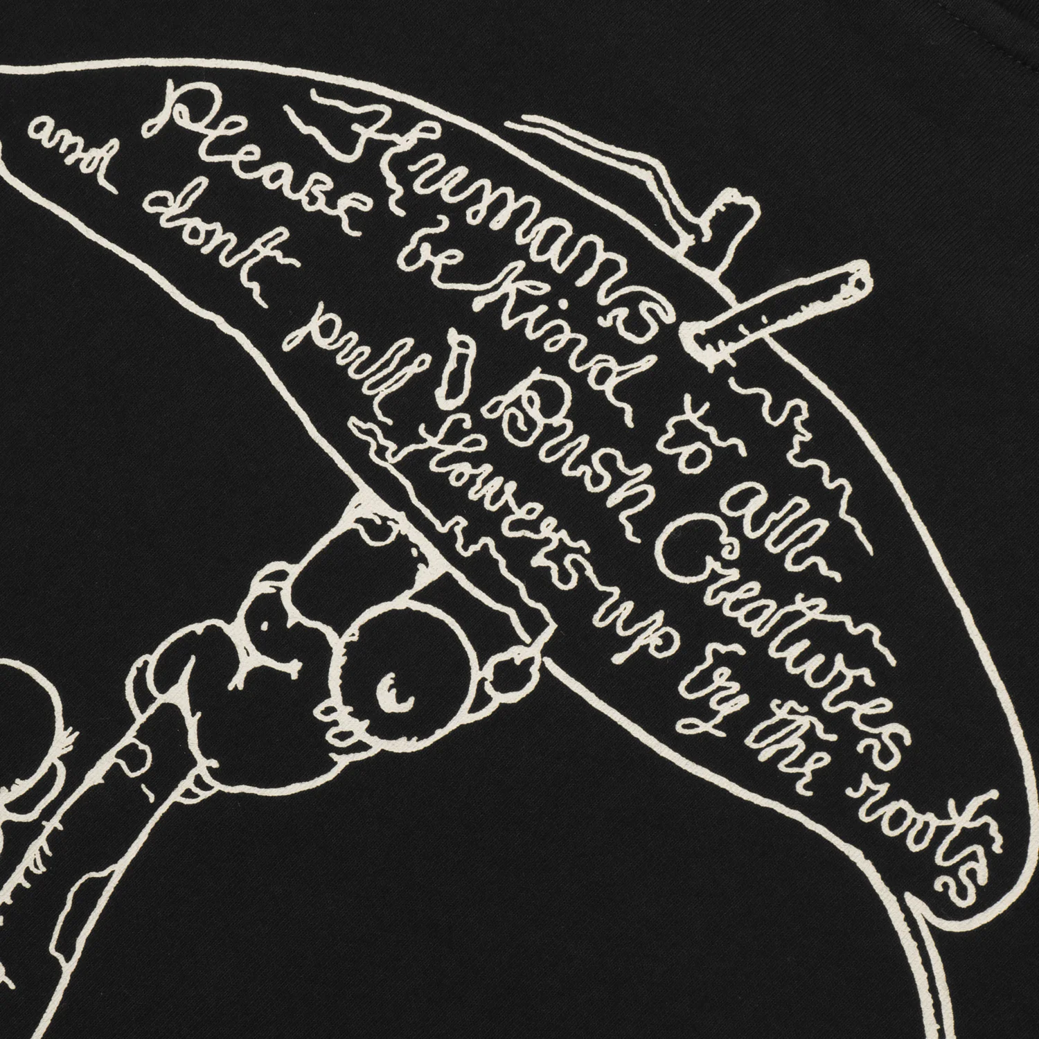 Be Kind Tee, Black / White