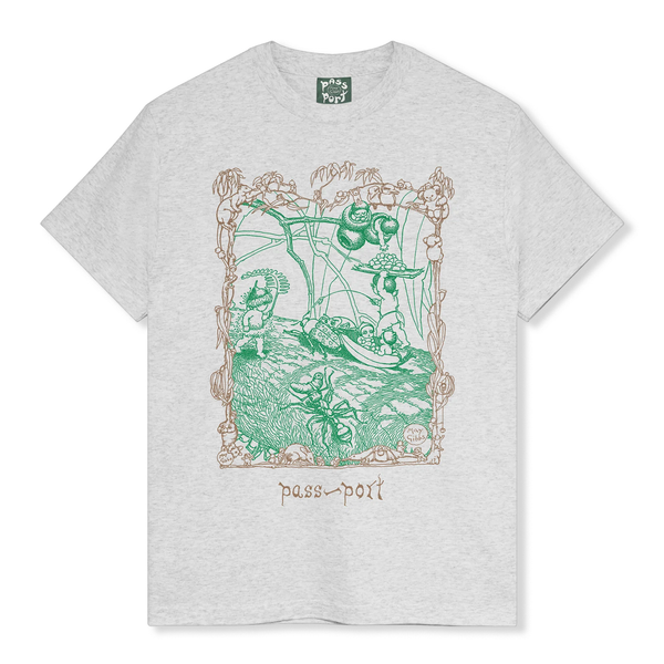 Pass~Port Scribblegum Tee, Ash