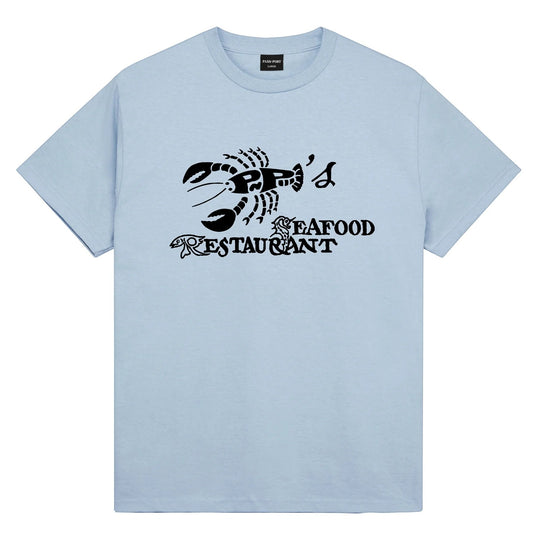 Seafood Staff Tee, Stonewash Blue