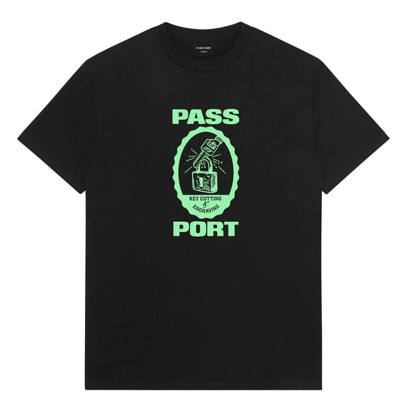 Pass~Port Hercu~locks Tee, Black