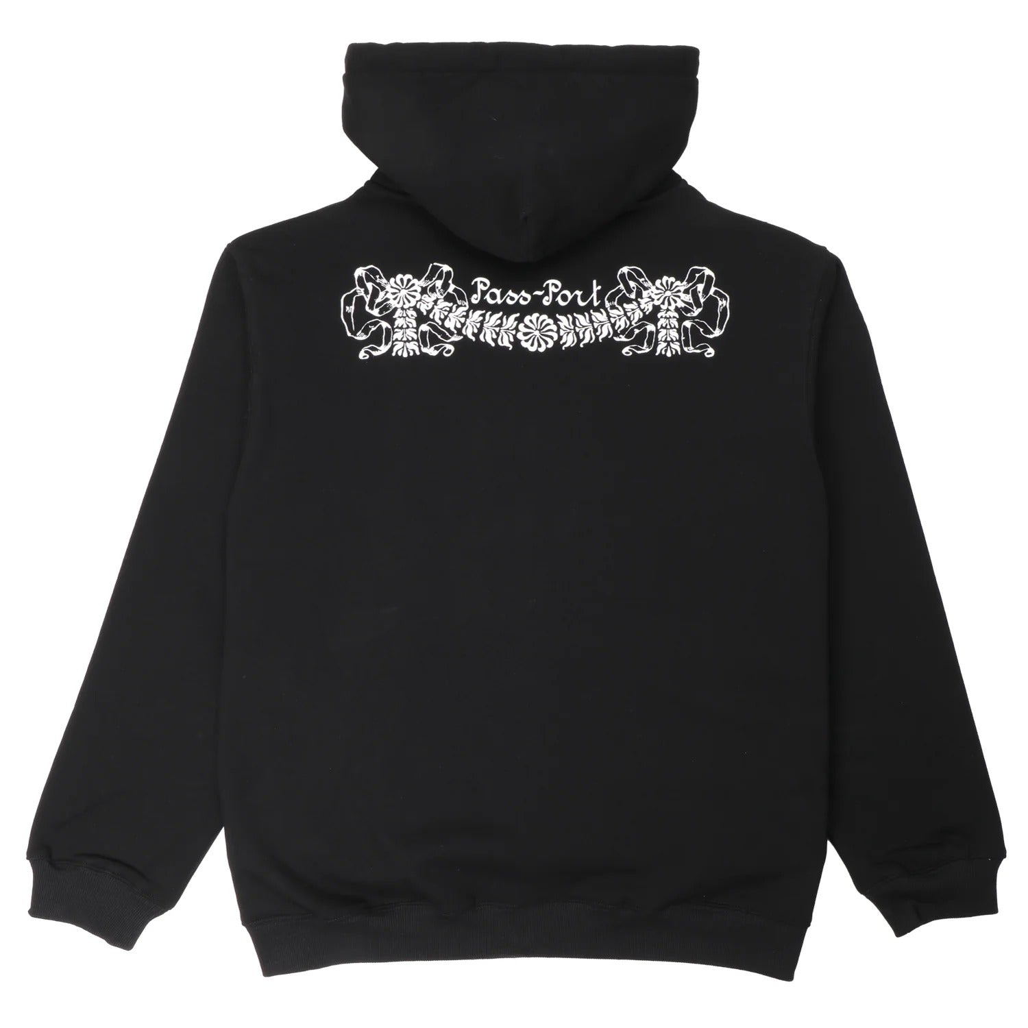 Kollaasi Zip-Thru Pullover Hood, Black