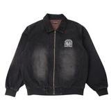 Hercu~locks Recycled Denim Freight Jacket, Washed Black