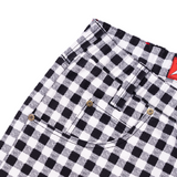 C-Star Plaid Shorts, White