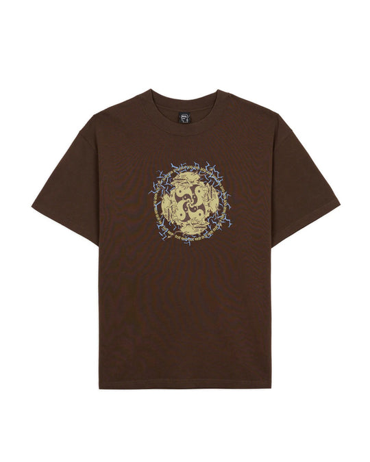 Ying Yang Run Tee, Brown