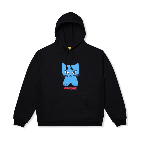 Carpet Company Cat Pullover Hood, Black