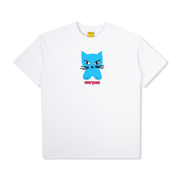 Carpet Company Cat Tee, White