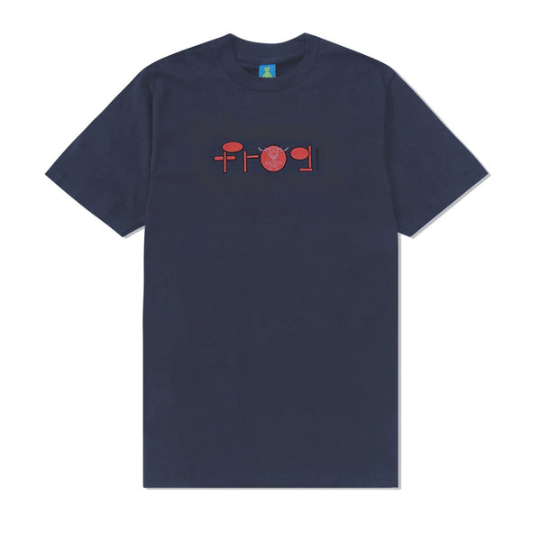 Frog Skateboards Skoom Logo Tee, Navy