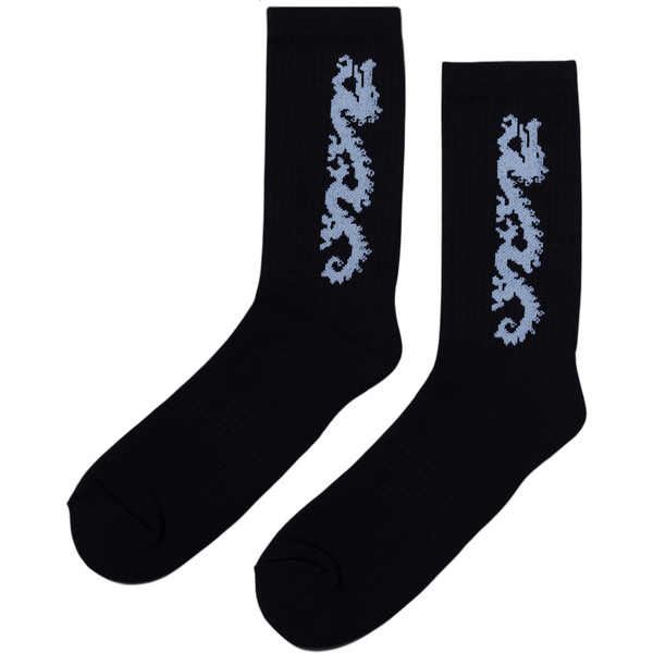 Carpet Company Dragon Socks, Black