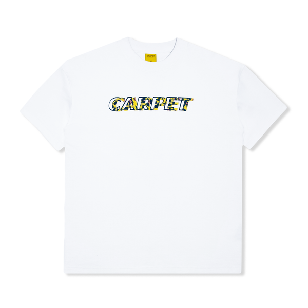 Carpet Company Misprint Cheetah Tee, White