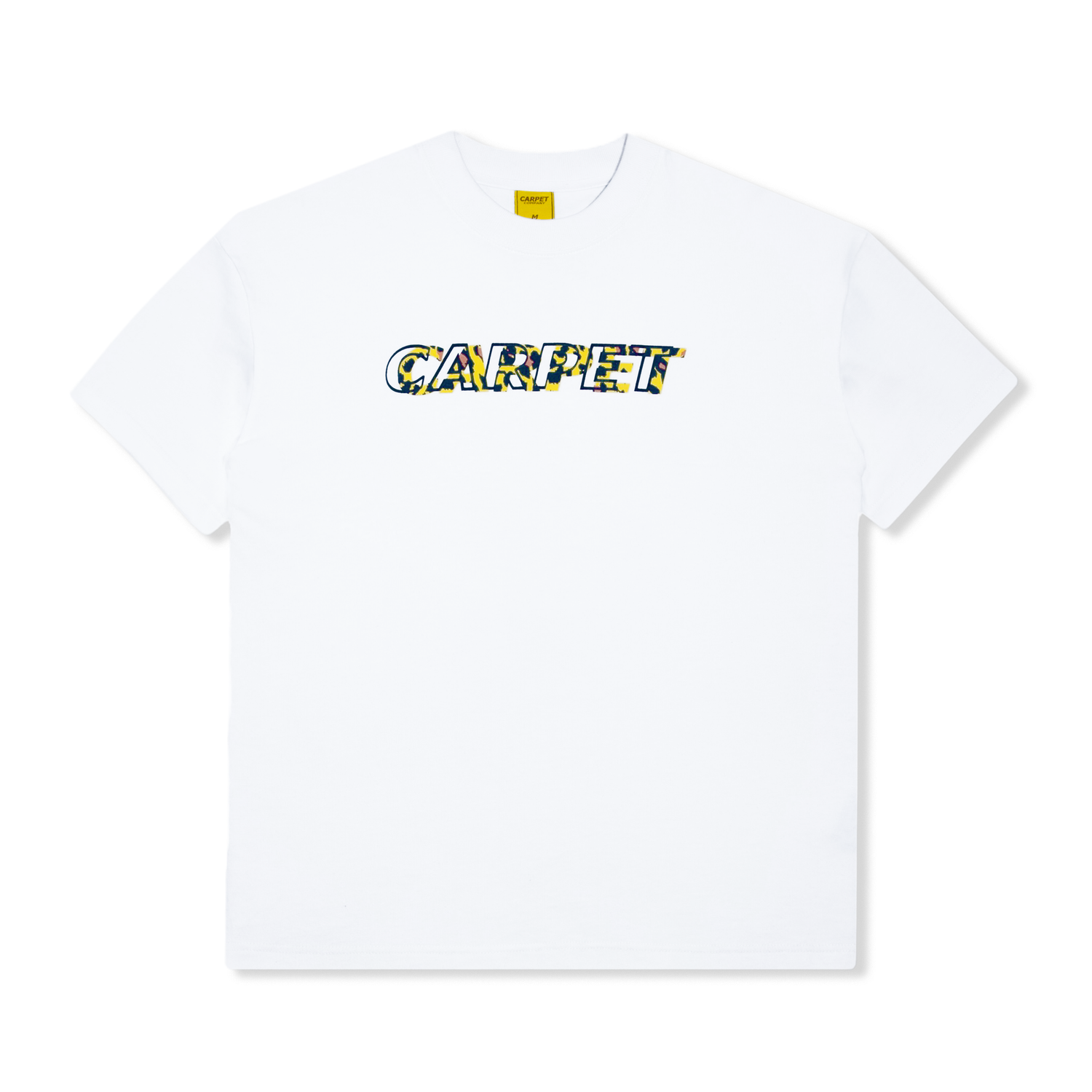 Misprint Cheetah Tee, White