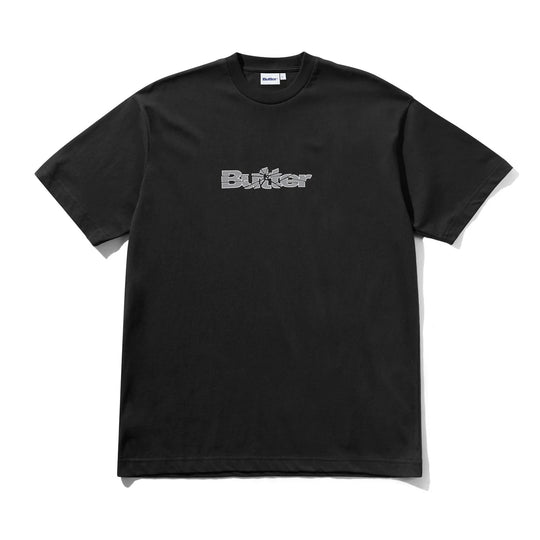 Smashed Logo Tee, Black