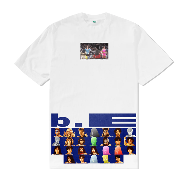 b.Eautiful Wrestling Tee, White