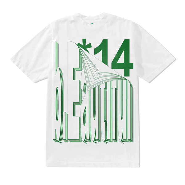 b.Eautiful Flip Tee, White