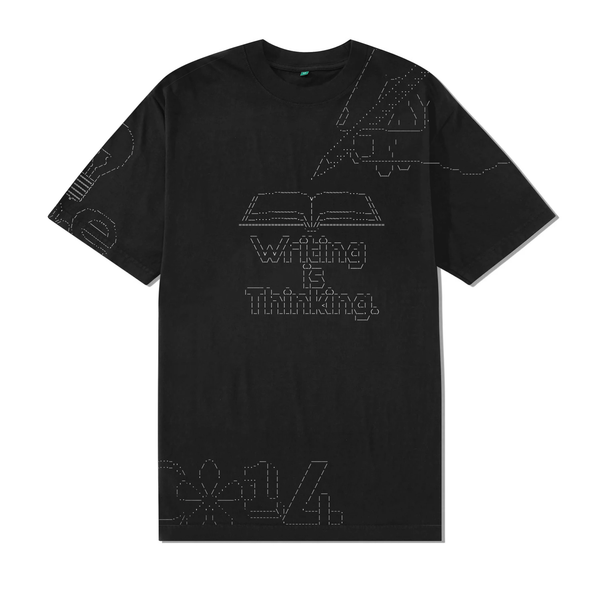 b.Eautiful Writing Tee, Black