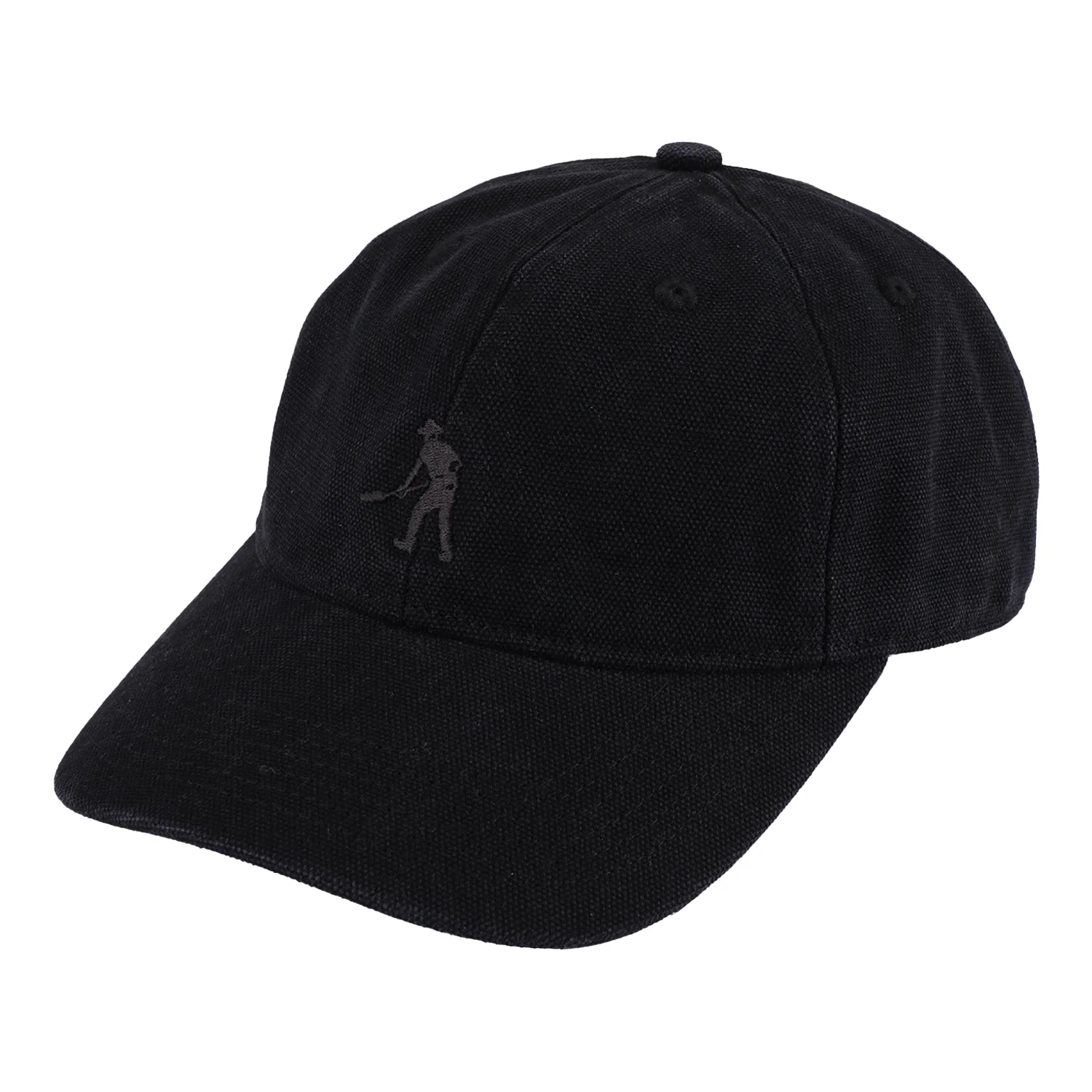 Solid Leagues Hat, Washed Black