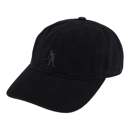Solid Leagues Hat, Washed Black