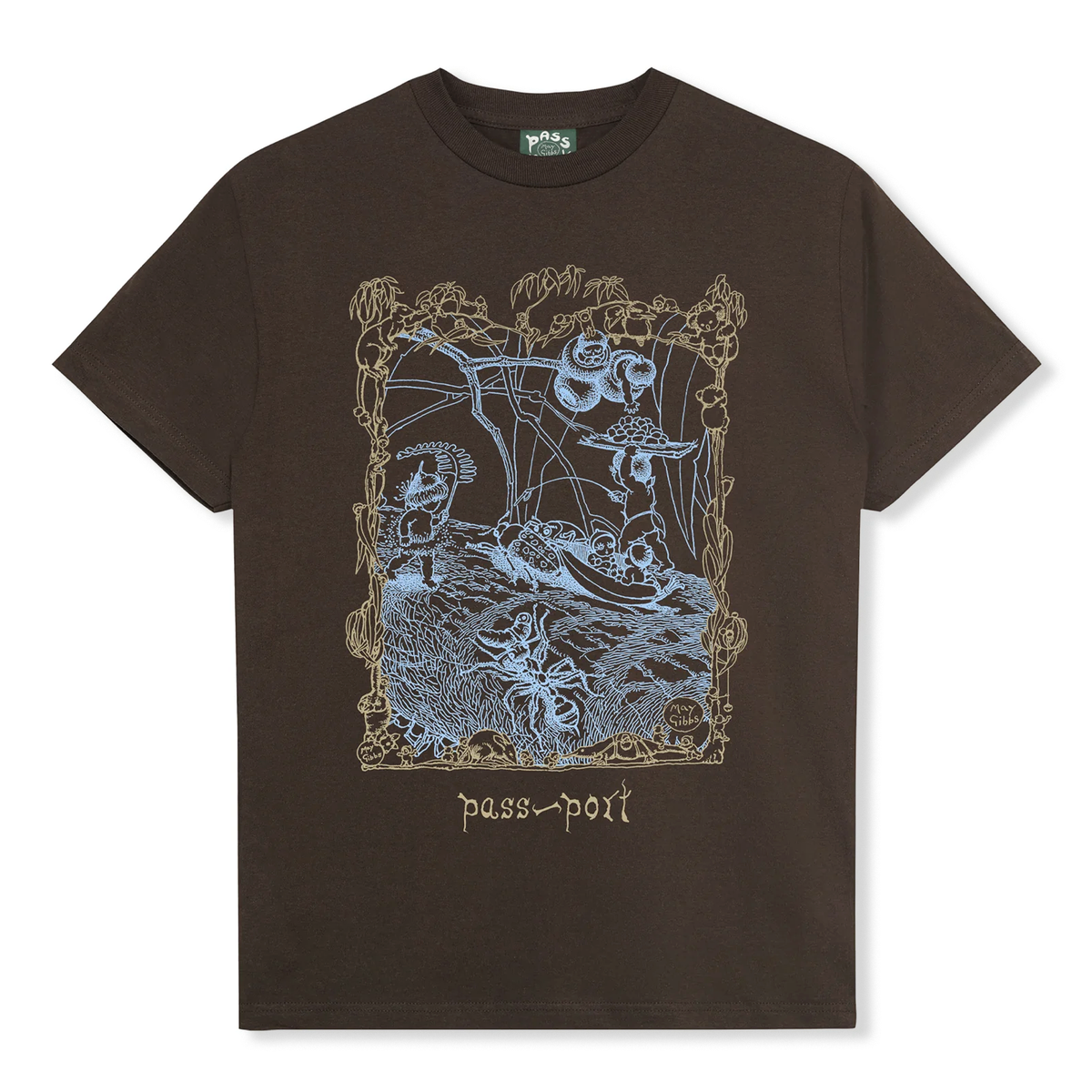 Scribblegum Tee, Bark