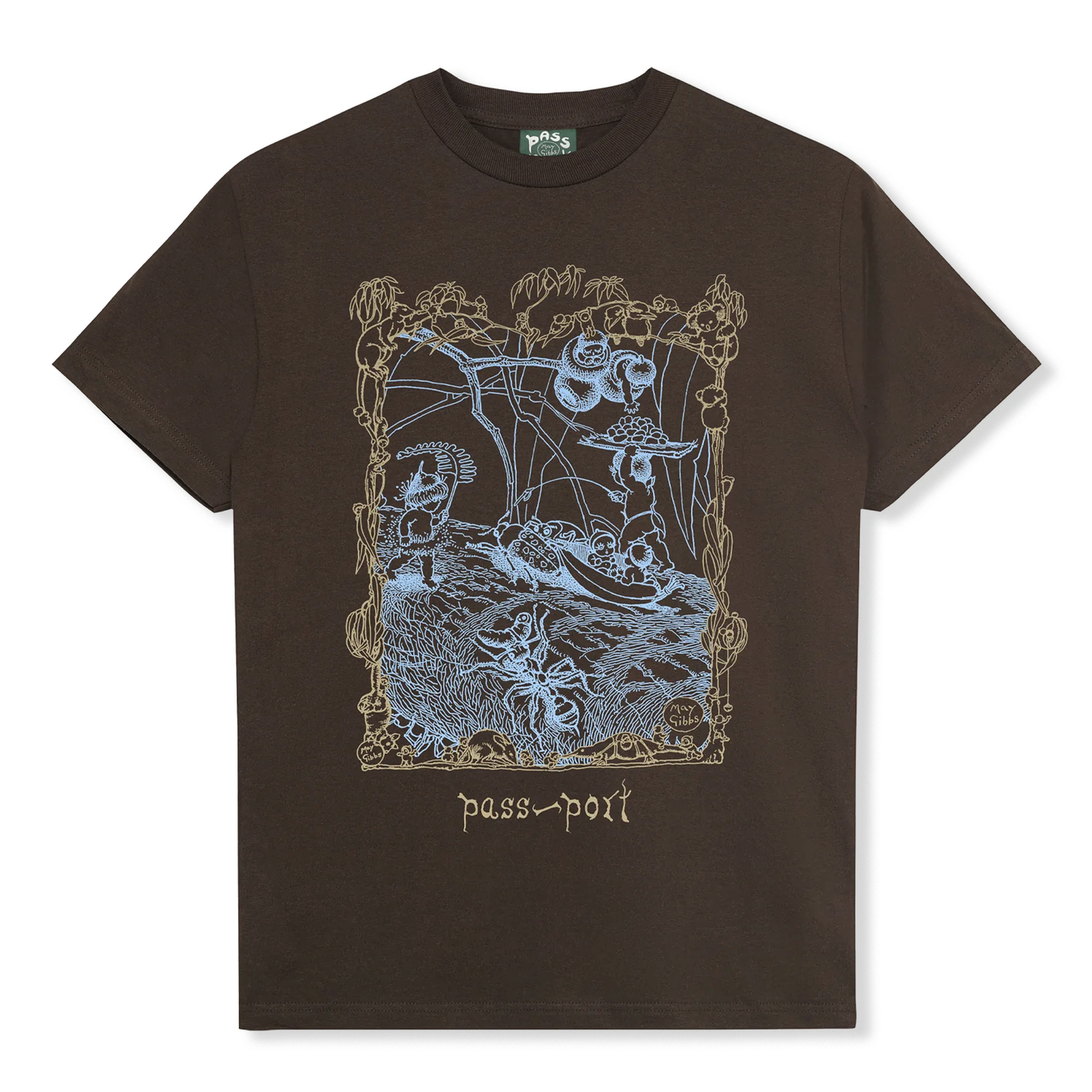 Scribblegum Tee, Bark