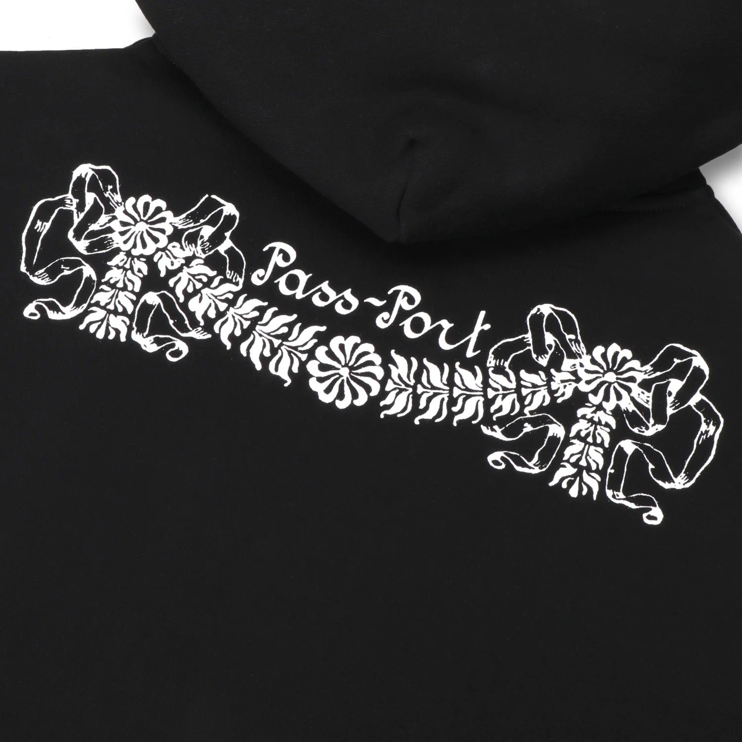 Kollaasi Zip-Thru Pullover Hood, Black