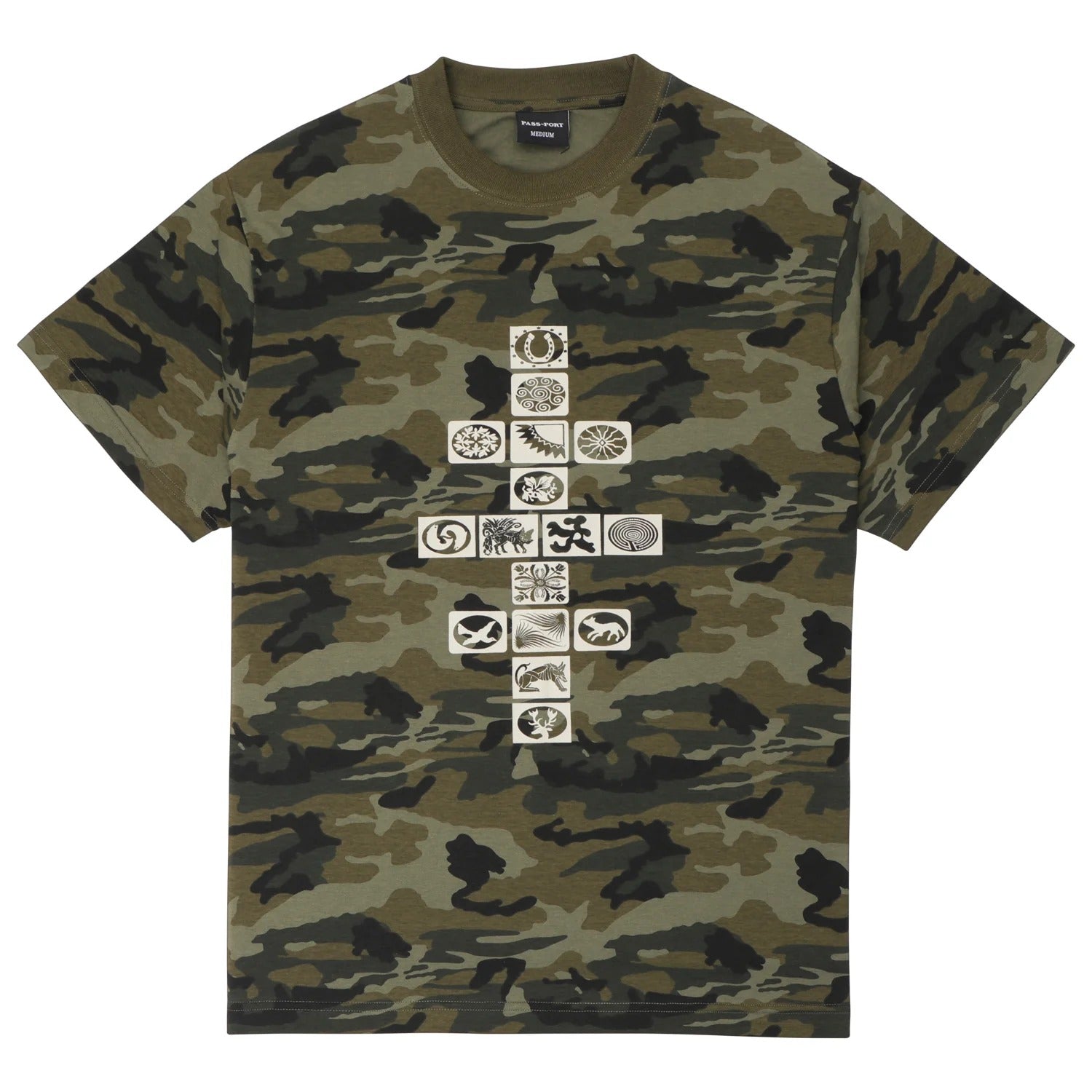 Kollaasi Tee, Woodland Camo