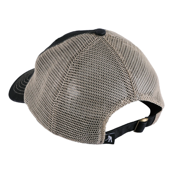 Pass~Port Slinkin" Leagues trucker Hat, Washed Black