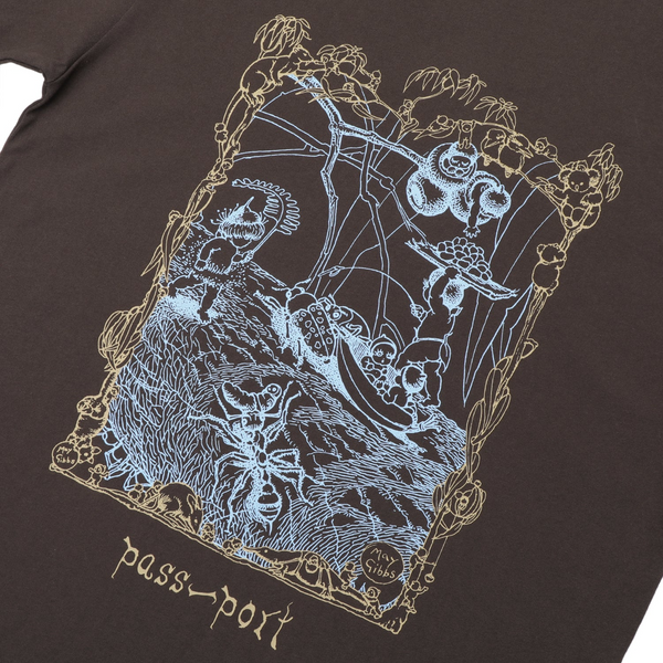 Pass~Port Scribblegum Tee, Bark